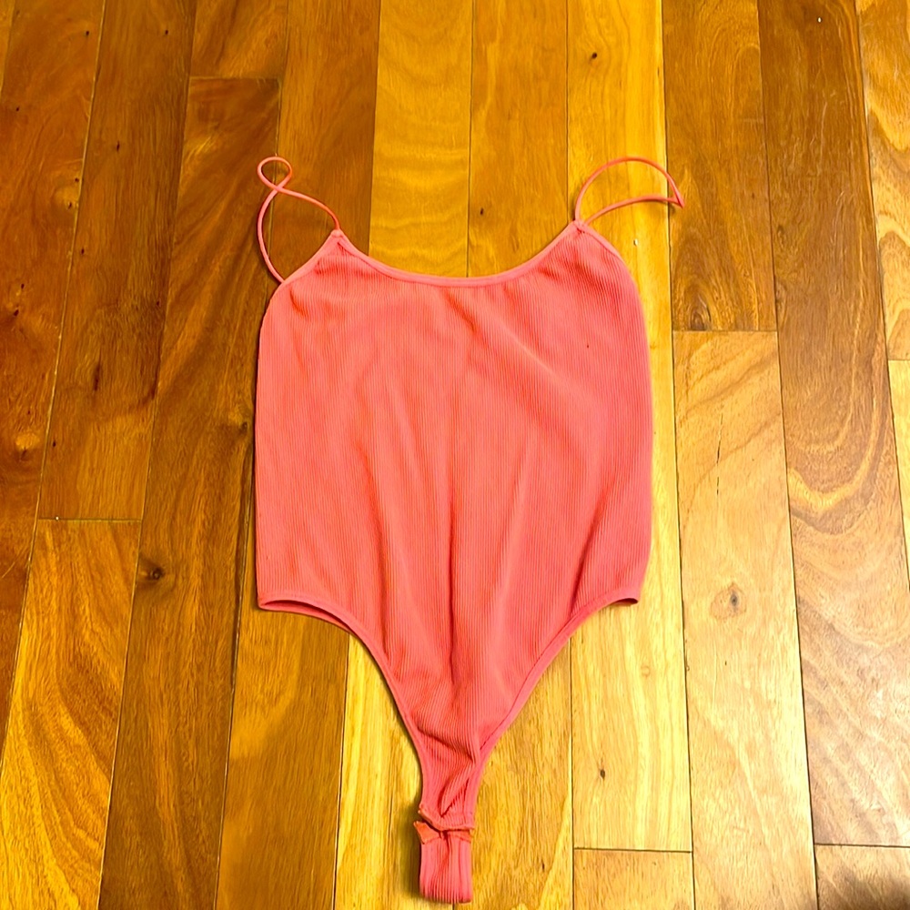 Women’s spaghetti strap body suit.